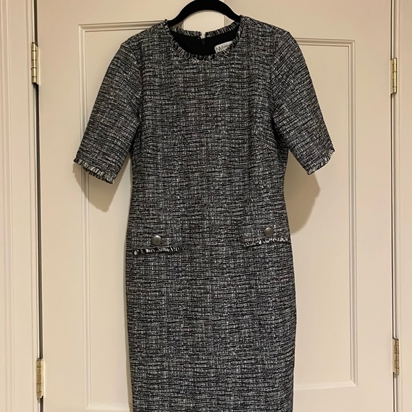 Neiman Marcus tweed dress, size 8 - Picture 1 of 7